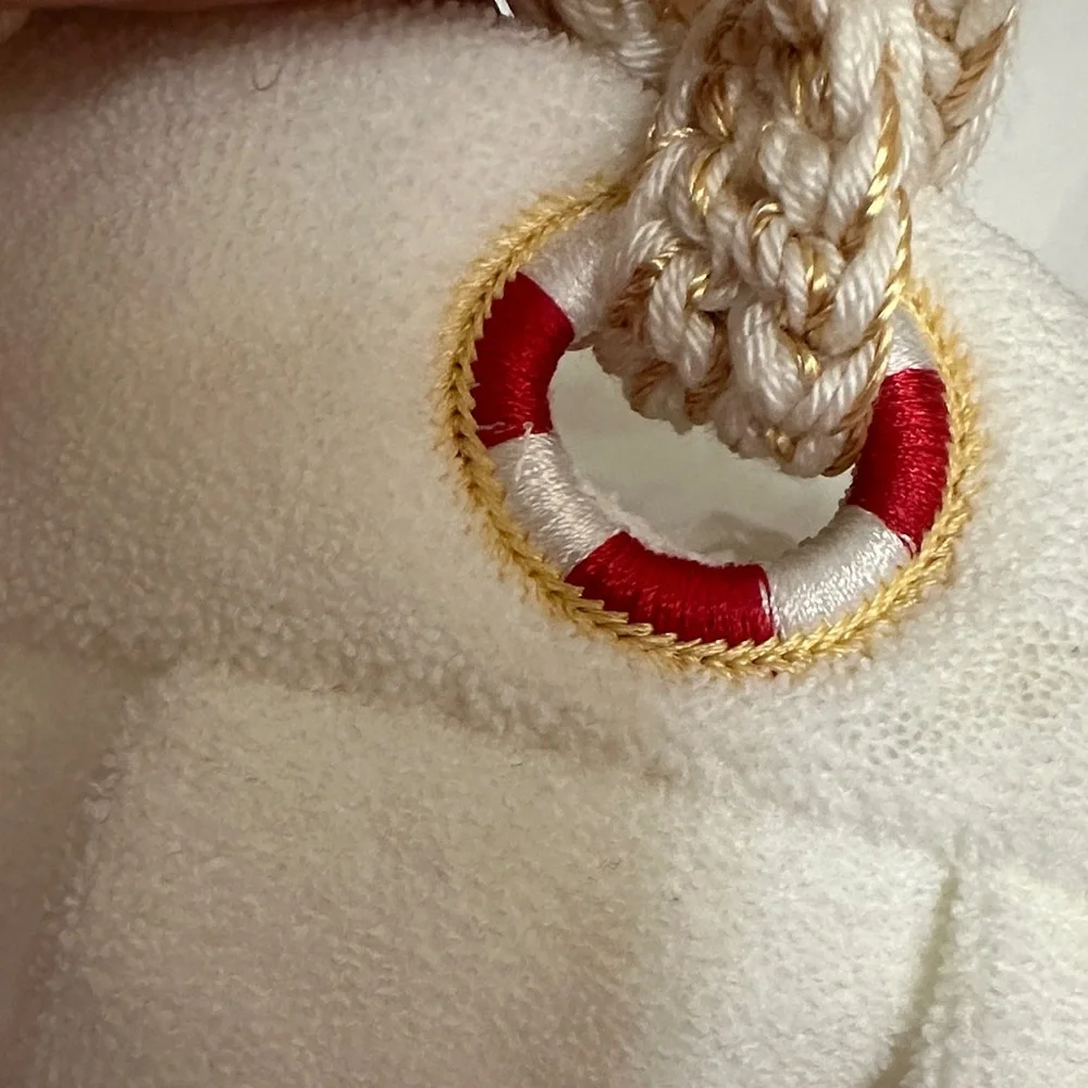 My Beachy Side x Emily in Paris terry cloth dress with Gold fabric Buttons - Picture 3 of 8